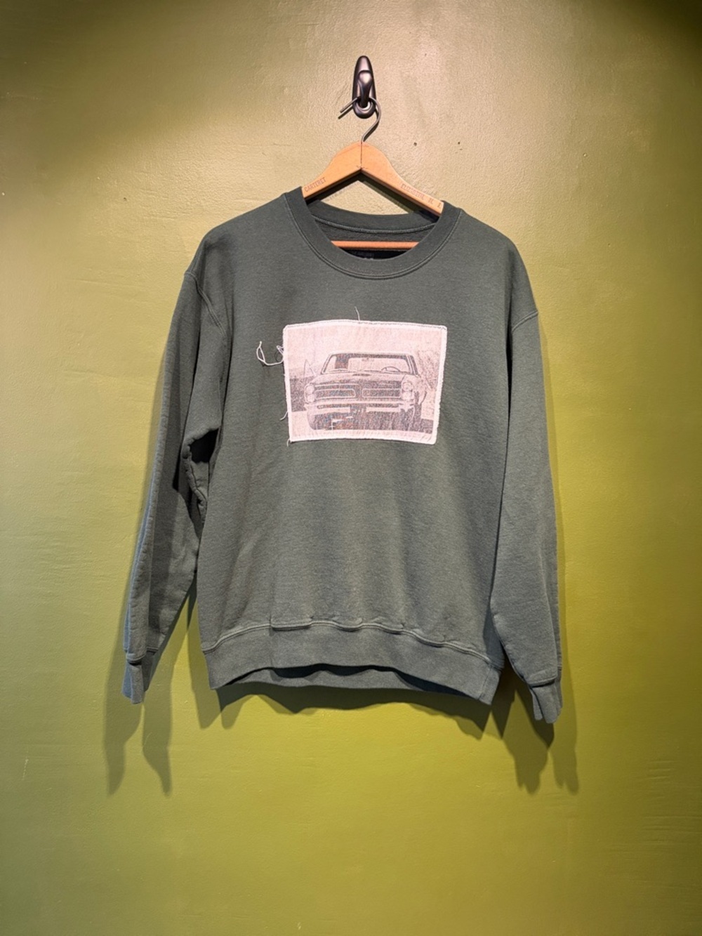 Beyoncé Jay-Z On The Run Tour II Forest Green Graphic Crewneck Sweatshirt
